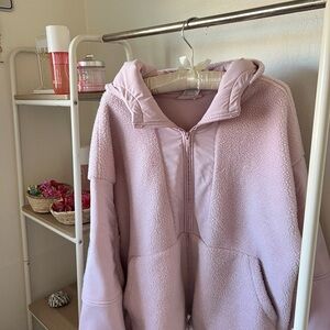 Cozy Pink fleece Hoodie